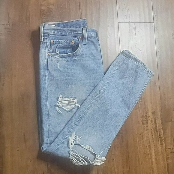 Levi's 501 Skinny Jeans in Can't Touch This Size 31 - Picture 4 of 12